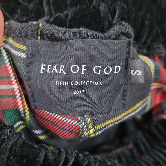Fear of God FOG Fifth Collection 2017 Plaid Drawstring Trouser Pants - Picture 10 of 11
